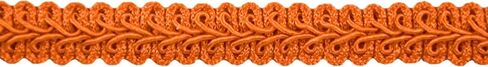 1/2-Inch Braid Trim (25 Yard Roll) | BR-708-19 Orange in Saudi Arabia