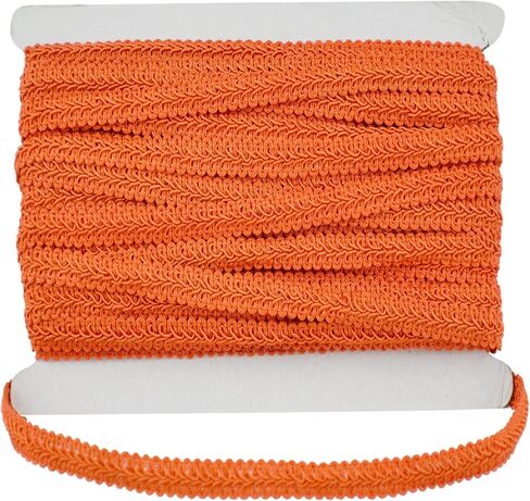 1/2-Inch Braid Trim (25 Yard Roll) | BR-708-19 Orange in Saudi Arabia