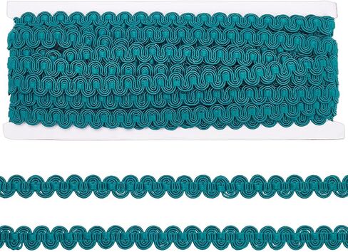 MAYJOYDIY 10 Yards x 1/8 Inch Black Gimp Braid Trim, Interwoven Silver Metallic Threads Braided Lace Trims Stylishal Polyester Lace Ribbon for Curtains, Lampshade, Sofa DIY Sewing in Kuwait