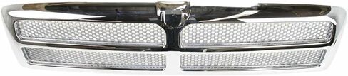 Front Grille With Honeycomb Mesh Insert (All Chrome) Front Grill Compatible With Dodge 1994-2001 Ram 1500 / Compatible With Dodge 1994-2002 Ram 2500 / Compatible With Dodge 1994-2002 Ram 3500 in Saudi Arabia
