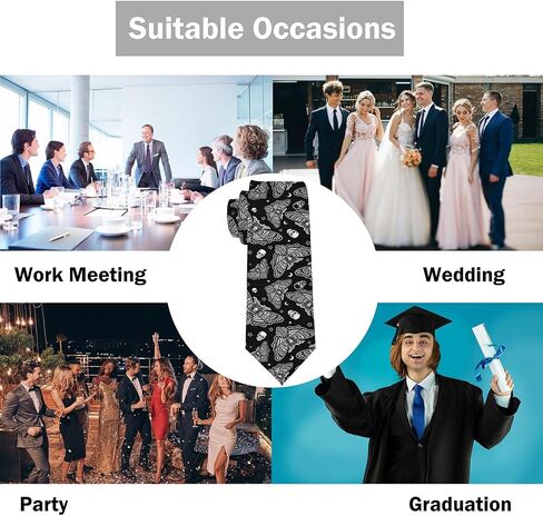 Teal Turquoise Mosaic Green Men's Tie Necktie Formal Business Suit for Men Wedding Groom Groomsmen Boyfriend in Saudi Arabia