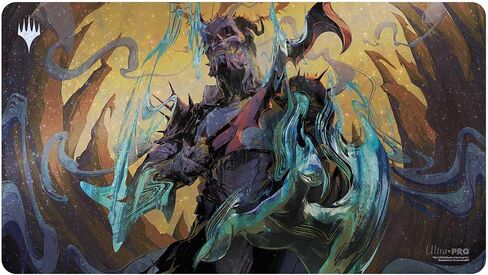 Ultra PRO - MTG Duskmourn Playmat Commander Ft. Overlord of The Balemurk for Magic: The Gathering, Use as Mousepad, Desk Mat, Protects MTG Cards During Gameplay in Saudi Arabia
