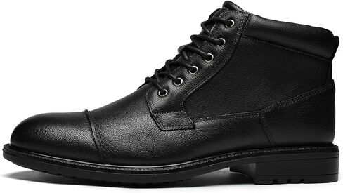 Arkbird Mens Dress Boots, Genuine Leather Classic Casual Ankel Boots with Side Zipper in Saudi Arabia