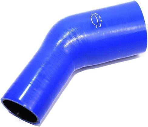 High Performance 4-Ply Reinforced 3.5"-4" ID 45 Degree Elbow Reducer Coupler Silicone Hose Turbo/Intercooler/Piping (3.5''-4'', RED) in Saudi Arabia