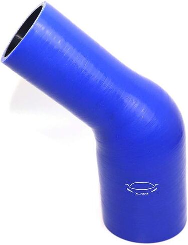 High Performance 4-Ply Reinforced 3.5"-4" ID 45 Degree Elbow Reducer Coupler Silicone Hose Turbo/Intercooler/Piping (3.5''-4'', RED) in Saudi Arabia