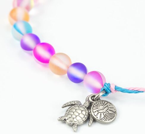 KoaKoa Moonlight Bead Sea Turtle Tracking Bracelet, helps save sea turtles, fully adjustable Men and Women in Saudi Arabia