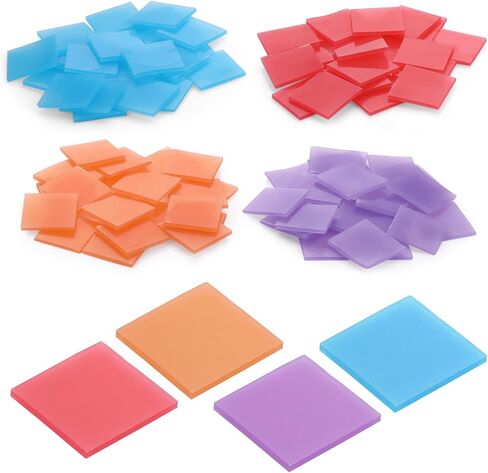 80 قطعة من طين الطلاء الماسي من Amaxiu، 4 ألوان DIY الماسي لطلاء الغراء والطين أداة الشمع والتطريز عبر الغرز وطين الحفر لإكسسوارات التطريز اللوحة الماسية (2 × 2 سم) in Kuwait