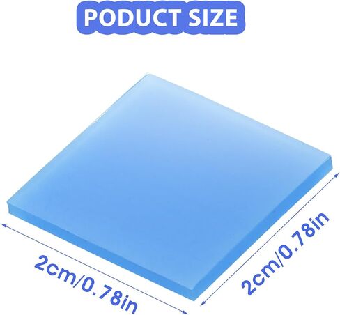 80 قطعة من طين الطلاء الماسي من Amaxiu، 4 ألوان DIY الماسي لطلاء الغراء والطين أداة الشمع والتطريز عبر الغرز وطين الحفر لإكسسوارات التطريز اللوحة الماسية (2 × 2 سم) in Kuwait