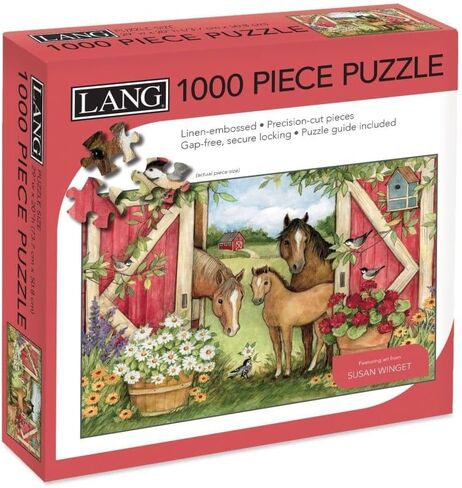 Lang All Aboard Puzzle - 1000 PC (5038051), Multicolor in Kuwait