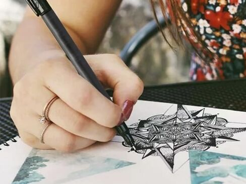 KUJOBUY 1 Box 12 Pcs Fine Point Pens 0.4 Millimeter Tip Black Ink Everyday Pen Fine Point Pen Black Pencil Fine Work Pen Non-Bleed Pens Book Pens Technical Pens Fine Point Pens Black in Kuwait