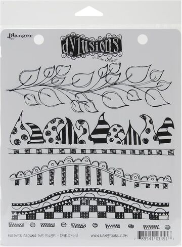 Ranger Boney Maloney Cling Rubber Stamps, 8.5"X7", Multi-Colour in Saudi Arabia