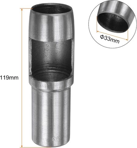 HARFINGTON Hollow Punch for Leather 33mm Round Hole Punch Tool for Belt Puncher Carbon Steel Single Punch for Watch Belts Cut Leather Craft Rubber Paper Fabric Plastic Soft Material in Kuwait