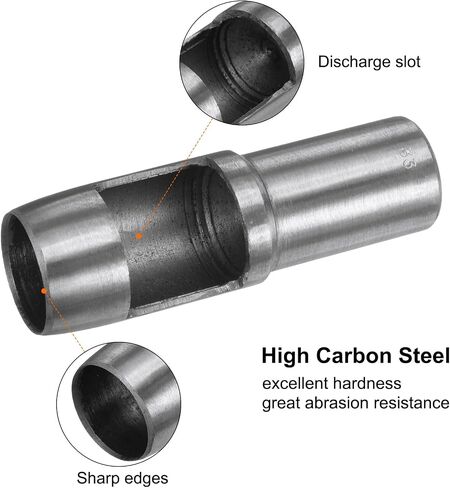 HARFINGTON Hollow Punch for Leather 33mm Round Hole Punch Tool for Belt Puncher Carbon Steel Single Punch for Watch Belts Cut Leather Craft Rubber Paper Fabric Plastic Soft Material in Kuwait