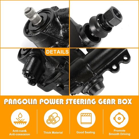 مجموعة علبة تروس توجيه الطاقة PANGOLIN 27-8405 متوافقة مع Nissan D21 1986-1994 Pickup 1992-1999 L4 2.4L RWD فقط؛ استبدل OE 278405، 4920011G00 in Saudi Arabia