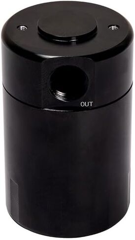 HY-SPEED 3OZ علبة التقاط الزيت فاصل زيت الهواء متوافق مع 2021 2022 2023 21 22 23 Ram 1500 TRX 6.2L SC جانب الركاب (أسود) in Kuwait