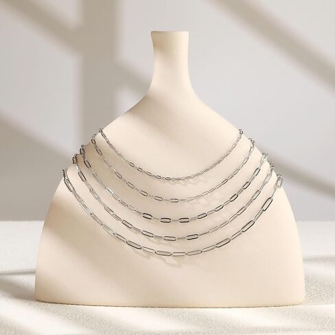 UMAOKANG 10 Meters Paperclip Chain for Jewelry Making Gold Plated Stainless Steel Chain Necklace Bracelet DIY Chain Bulk Jewelry Chain Roll in Saudi Arabia