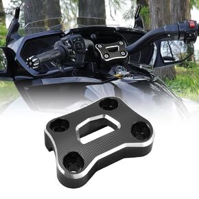 1pc Aluminum Spyder Handlebar TOP Riser Clamps For Can Am Spyder F3 F3S F3T 2015 2016 2017 2018-2023, For Can Am Spyder RT RTS 2020 2021 2022 2023 2024 Motorcycle Handle Bar Riser Accessories black