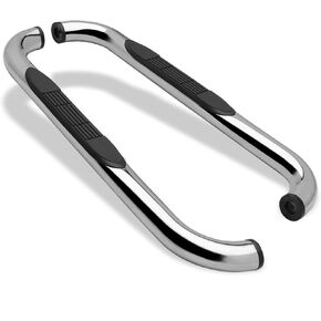 Side Steps Running Boards for 1999-2016 Ford F250 / F350 / F450 / F550 Super Duty Regular Cab Truck Pickup 3" Stainless Steel Side Bars Nerf Bars