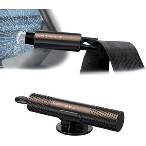 Safe Hammer Glass Breaker,2PCS Safehammer Glass Breaker Car Escape Tool Car Safety Hammer Window Glass Breaker and Seat Belt Cutter Emergency Escape Tool Car Window Breaker in Saudi Arabia
