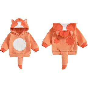 Blue Dog Costume For Toddler Baby Boys Girl Halloween Costume Hoodie Ear Sweatshirt Shirt Tails Halloween Outfit …