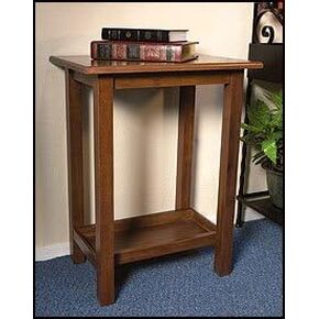 CREDENCE TABLE-WALNUT FINISH