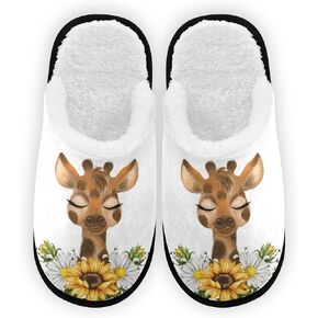 Slippers Soft Memory Foam Non-Slip Indoor House Slippers Home Shoes for Bedroom Hotel Travel Spa