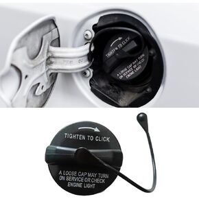 Car Fuel Tank Cap, Gas Cap Replacement Compatible with Ram 1500 2500 Jeep Wrangler JK & Dodge Charger Challenger Journey & Chrysler 200 300 Town and Country Aspen Replace 52124512AA 52030433AB