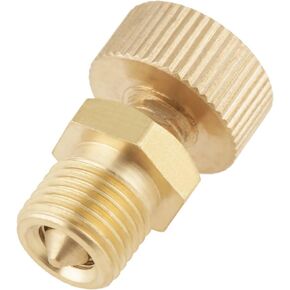 Bleeder Screw Brass Air Bleeder Valve Screw Replacement for High Pressure Electric Pump Accessories Screw Repair Kit 65Mpa 300℃ 10 x 1mm