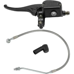 M MATI Front Brake Master Cylinder & Hose Line for Polaris Sportsman 2002-2006 Magnum Xpedition Xplorer 2001-2006 Trail Blazer Scrambler 2003-2013 Trail Boss 2002-2013 2010196 2010238 1910913 1910470