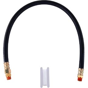 Gerguirry 3/8" Air Brake Hose Assemblies, 3/8" Hose x 3/8 NPTF Single Swivel End, SAE J1402 Air Brake Chamber Hose for Semi Truck, 30" Length, 1PC