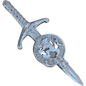 Rampant Lion Kilt Pin, Rust Free Metal Brass, 4 inches