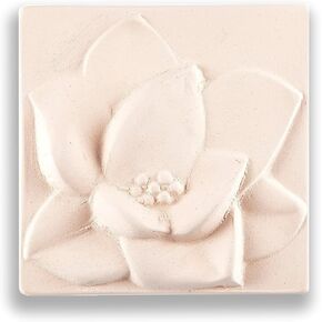 Healing Ceramic Stone Diffuser-Magnolia-Korean flower Series - Odor Eliminator, Air Purifying, Humidity Control, Aromatherapy Passive Diffuser (Magnolia)