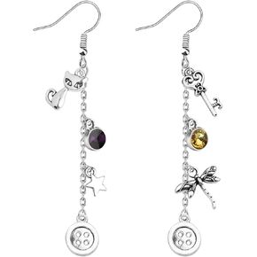 FAADBUK Horror Movie Dangle Earring Horror Girl Lover Gift Halloween Earrings for Her