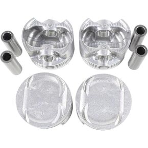 DNJ P297A Piston Set Standard Size For 96-00 Honda/Civic, Civic del Sol 1.6L L4 SOHC Naturally Aspirated designation D16Y7