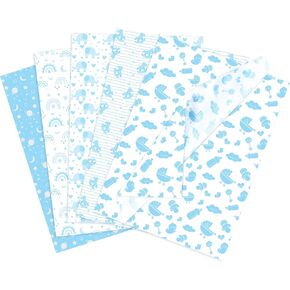 Larcenciel Tissue Paper, 50 Sheets Elephant Pink Tissue Paper for Gift Bags Gift Wrapping, Cute Baby Girl Design Tissue Paper Gift Wrap for Baby Shower, Birthday, Anniversary, Craft, 19.7x13.8inch