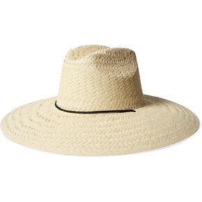 Brixton Bells Extra Wide Brim Straw Fedora Hat