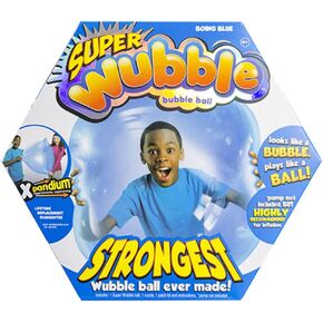 Wubble the Amazing Tear Resistant Super Bubble Ball Boing Blue