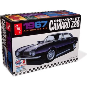 AMT 1967 Chevy Camaro Z28 1:25 Scale Model Kit, Classic Buildable Diecast Scale Model Cars Kits for Adults and Beginners, Skill Level 2, Toys for Kids and Adults