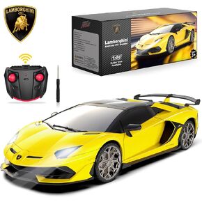 Lamborghini Remote Control Car, 1:24 Scale Electric Sport Racing Hobby Toy Car Lamborghini Model Vehicle for Boys Girls Birthday Gifts, Green
