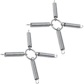 Focket Chain Tensioner, 2Pcs Heavy Duty Stainless Steel Spring Tire Chain Tensioner, 23Cm/9.1in Tire Traction Chain Tightener for Garden Tractors, Snowblower