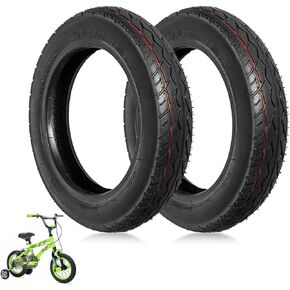 12.5x2.25 (12-1/2 x2-1/4) Heavy Duty Tubeless Tire (57-203) for Electric Scooter Gas Razor Pocket Mod, Currie, Schwinn, GT, IZIP, eZip, 12.5" Bike Tires, No Inner Tube Required