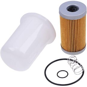 JZGRDN Fuel Filter Kit with O-ring Filter Bowl & Spring 15521-43160 15521-43130 15521-43930 Compatible with Kubota L3010 L3130 L3240 L235 L275 L3600 L2250 L2650 L2850 L2900 L2950