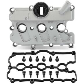 A-Premium Upgraded Aluminum Left Engine Valve Cover Compatible with Audi A4 Quattro 2013-2014, Q7 2016-2020, A5 2015-2016, A5 Quattro/S4 2013-2016, A6 2016, A6 A7 Quattro 2016-2018, A8 Quattro, S5
