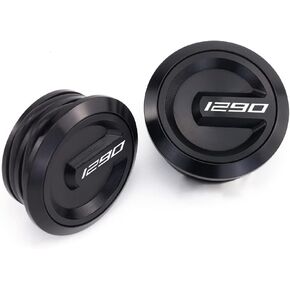 For KTM 1290 Super Adventure 2015-2022 1290 Super Duke R 2014-2022 Frame Hole Cover Caps Plug Decorative Frame Cap Motorcycle Accessories (Black)