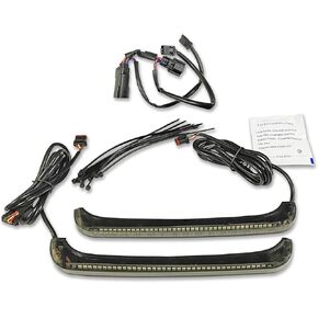 مصابيح Bagz Saddlebag ذات اللون المزدوج المخصصة ذات الديناميكيات المخصصة لنماذج الرحلات عالية الدقة '14-'22 - مع وحدة فك تشفير إشارة الانعطاف in Kuwait