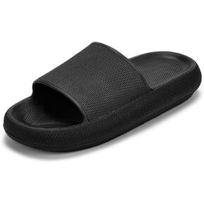 Pillow Slippers for Women,Men Quick Drying Shower Slides Sandals Non Slip Bathroom Sandal