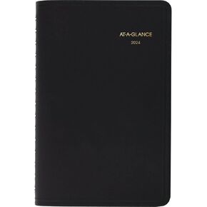 AT-A-GLANCE 2025 Appointment Book Planner, Daily, 8-1/2" x 11", Large, 24-Hour, Black (702140525)