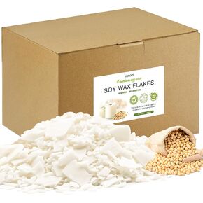 TRINIDa Soy Wax Flakes, Premium Natural Candle Wax 10LB, 100% Soy Wax for Candle Making from Organic Farm, No Additives, Harmless and Pure