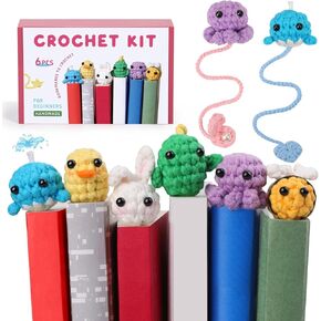 مجموعة Kogyxe Crochet للمبتدئين، مجموعة إشارات مرجعية من الكروشيه مع دروس فيديو خطوة بخطوة، مجموعات بداية من الكروشيه للمبتدئين، عشاق كتب تزيين الديكور، إشارات مرجعية للحيوانات (40%+ غزل)