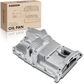 A-Premium Engine Oil Pan Sump with Drain Plug Compatible with Ford C-Max 2013-2018, Focus 2012-2018, Fusion 2013-2018, Lincoln MKZ 2013-2017, L4 2.0L